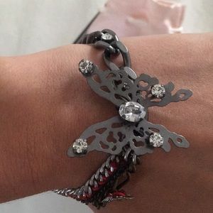 Authentic Juicy Couture Butterfly Bracelet